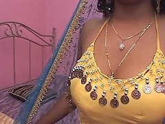 Big Boobs Indian Babe In Bed Sucking And...